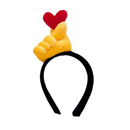 Cosplay čelenka Kreslené srdce Design s postojem palce nahoru Dívčí vlasová obruč Lehká Všestranná čelenka Vlasový doplněk