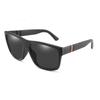 Retro Decorative Photochromic Square Sunglasses Women Men Uv400 Protection Fashion Wrap Sunglasses
