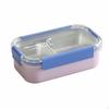 Student Bento Lunch Box, Stainless Steel Compartment Food Container, Portable