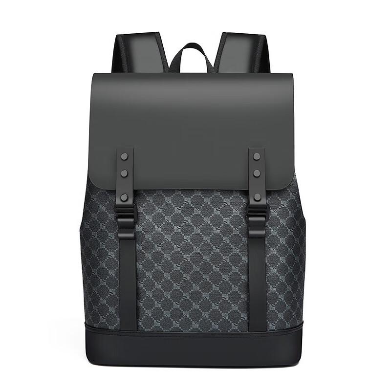 Kuxingzhe Men s Plaid Laptop Backpack Large