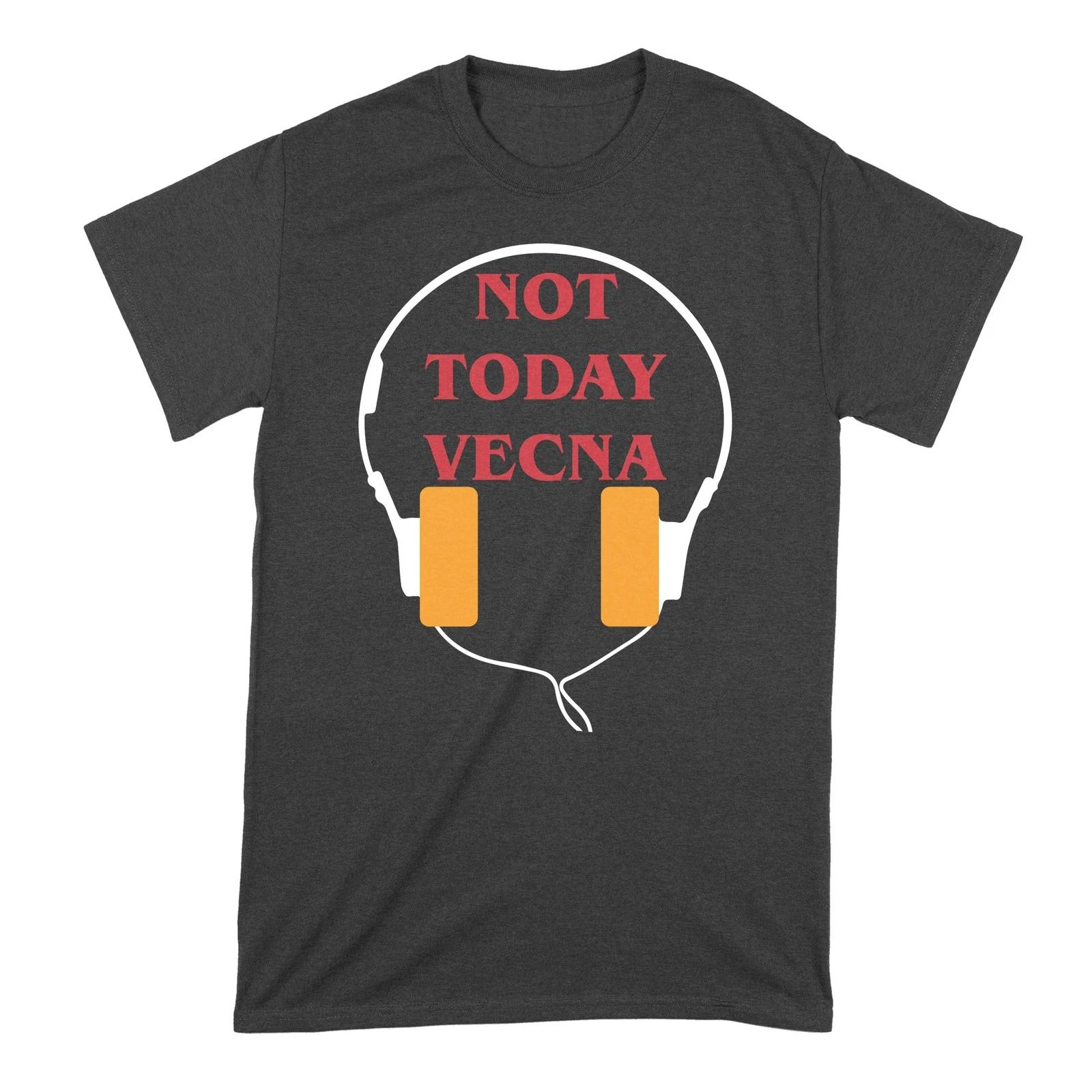 Not Today Vecna TShirt With Headphones Shirt S