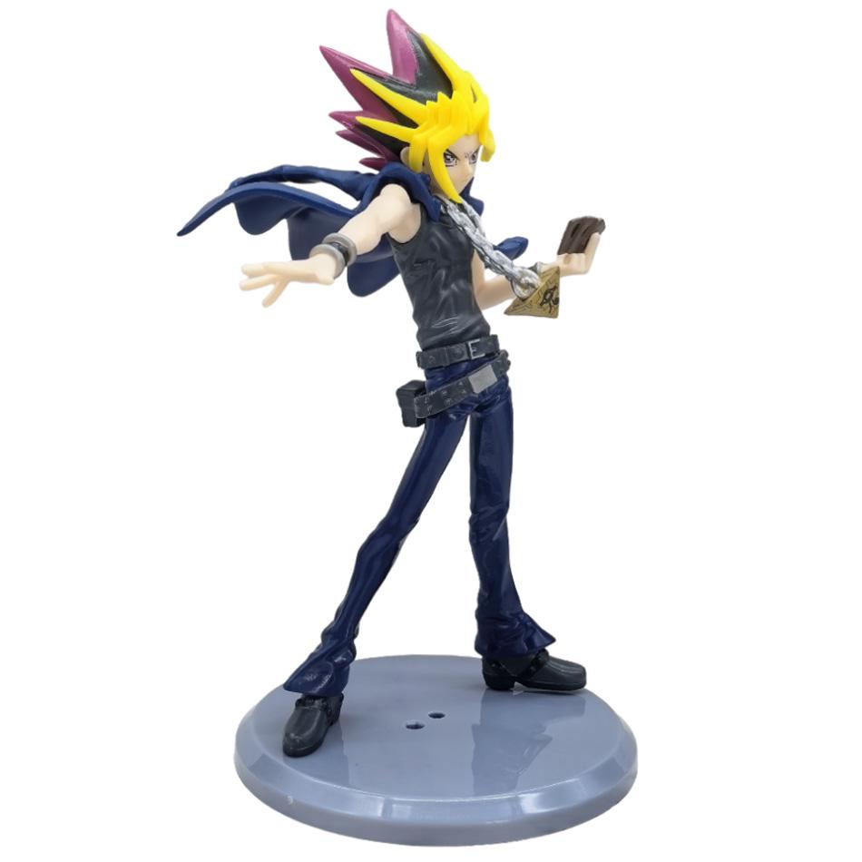 21CM Yu-Gi-Oh Duel Links Yami Yugi Muto Black Magician Girl Mana Action Figures Model Anime Cartoon Toy Gift PVC Poseable Articulated Scale Detailed