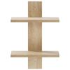 Wall Shelf Sonoma Oak 30 x 13.5 x 43 cm Engineered Wood