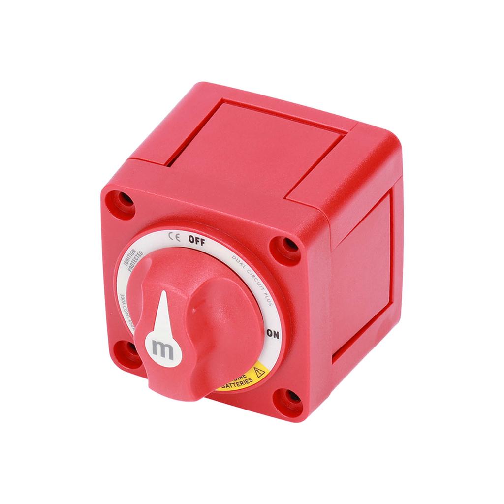 Battery Switch On Off 300A 12V24V Dual Circuit 4 Terminals Ignition Protected for Yachts RVs