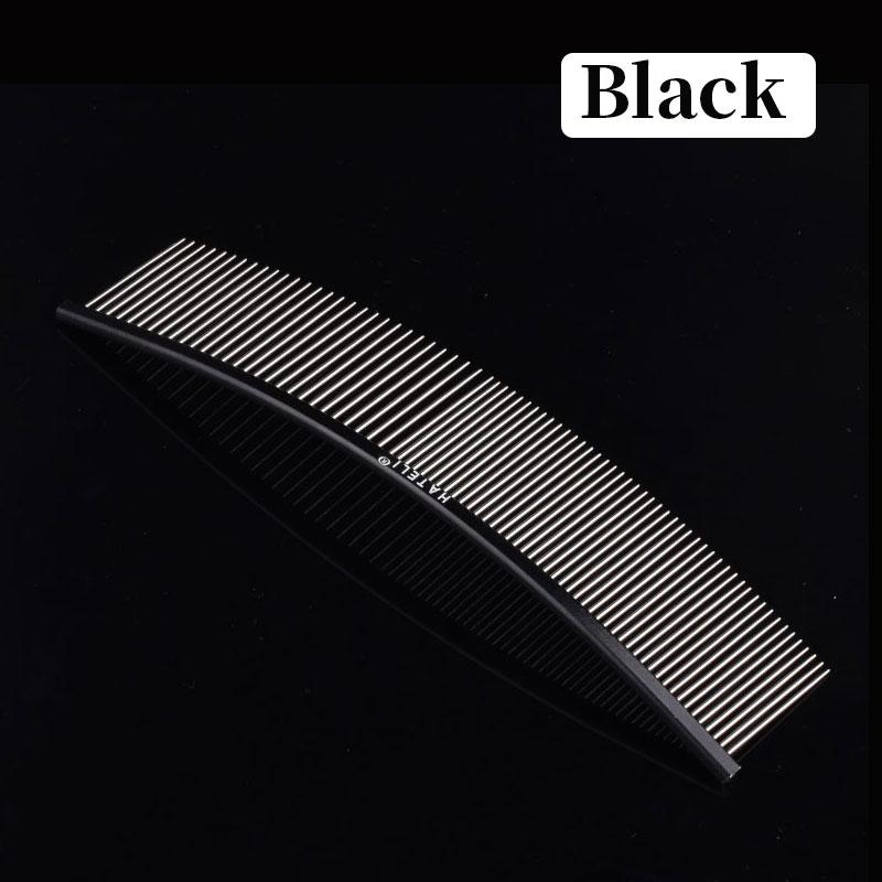 Pet S-shaped & curved Comb Professional Stainless Steel Grooming Comb Dense Sparse Teeth Dog Cat Cleaning Hair Reemoval Comb