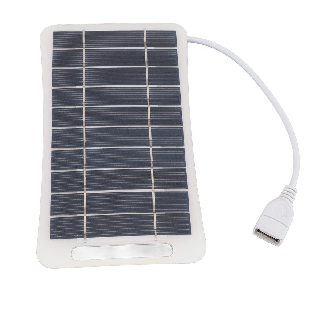 5V 5W USB Solar Panel Professional High Efficiency Monocrystalline Silicon Portable Handheld Solar Panel   for Camping Travel Outdoor