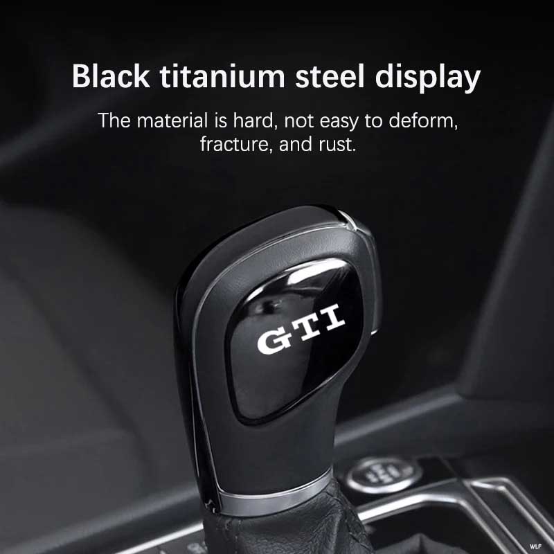 WGLRK1 Car Styling Gear Shift Knob Head Sticker Trim for Volkswagen VW GTI Polo CC Golf 7 6 Bora Tiguan Passat B5 B6 B7 Jetta MK5 MK6