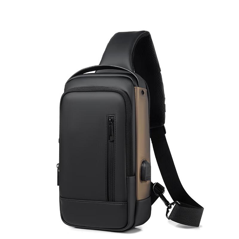 

Men s Anti-theft Chest Sling Bag with Password Lock 1