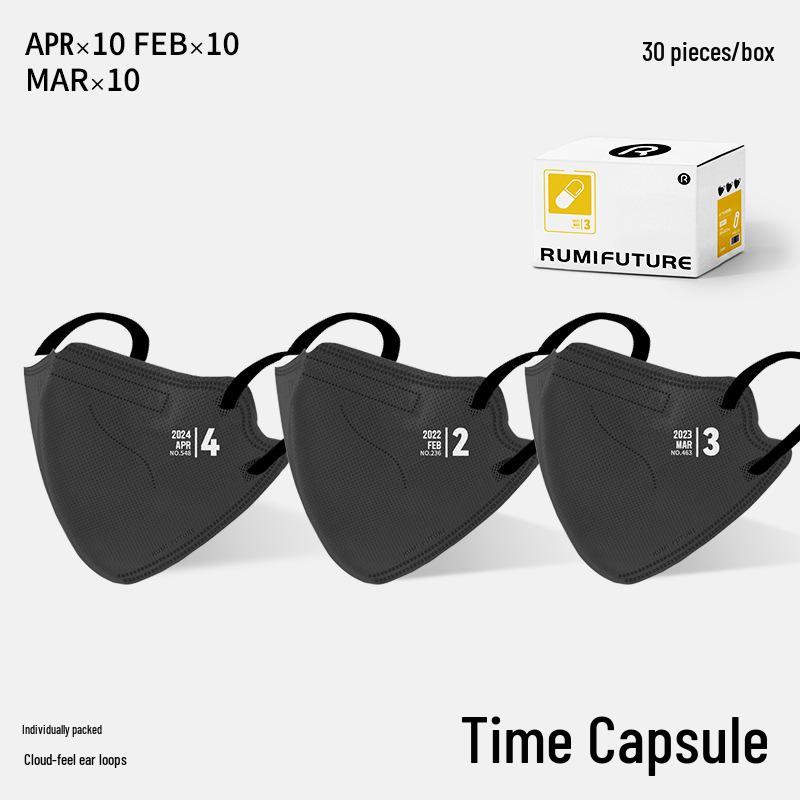 3D Farbverlauf Rouge Maske: Einweg-Gesichtsmaske für Erwachsene im Pure Desire-Stil