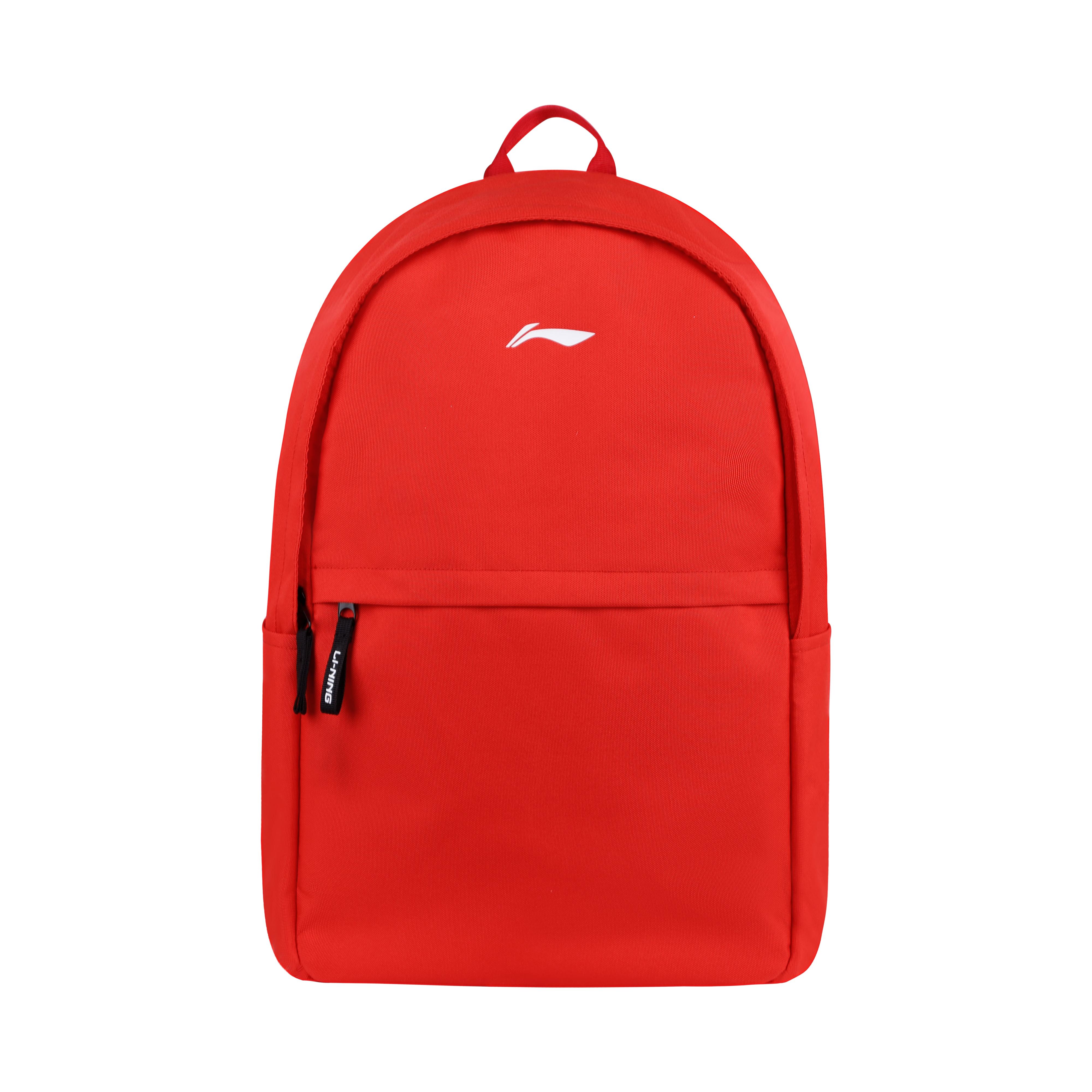 Li Ning Polyester Backpack Regular Unisex Li Ning Red YBSV221-3