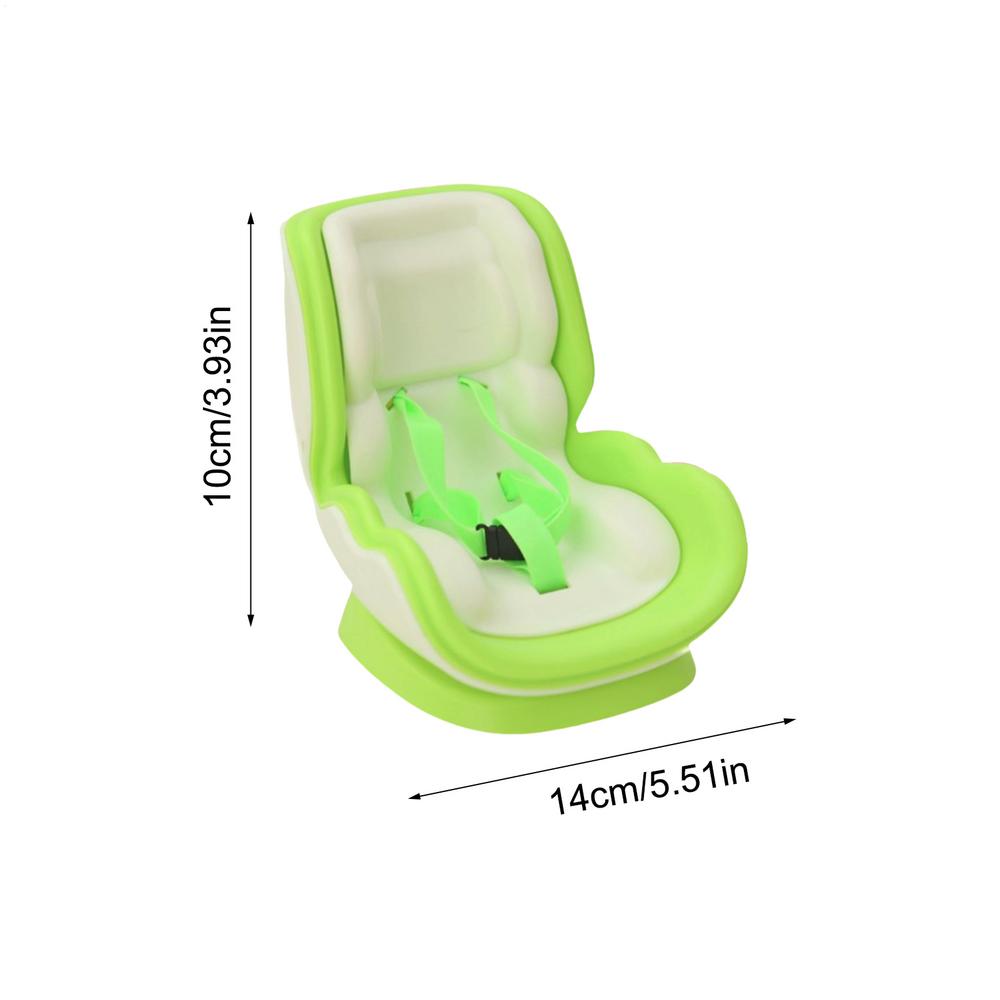 Doll Car Booster Seat with Vent Clip - Magnetic Display Stand for Mini Figures, Commute Travel Decor for Women Drivers