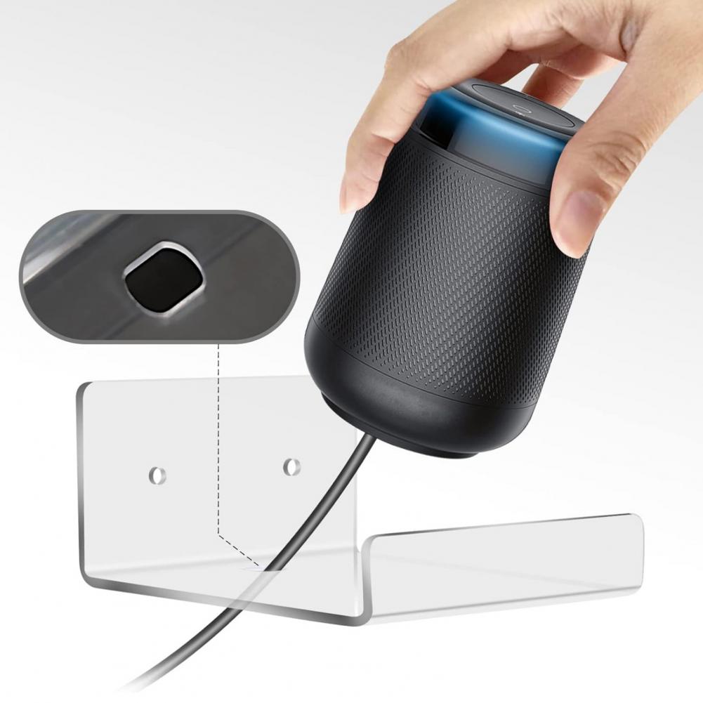 3Pcs Acrylic Wall Shelves Small Floating Shelf for Wall Storage Shelves Bathroom Storage Racks with 2 Types of Installation