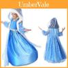 Encantador Vestido de Tule da Princesa Elsa Anna de Frozen para Meninas Perfeito para Festas de Cosplay