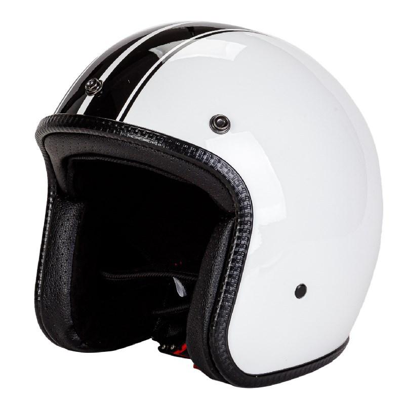 

Мотоциклетный шлем в стиле ретро Casco 3/4, шлем с открытым лицом, шлем для кафе-гонщика, шлем для чоппера, Capacete S