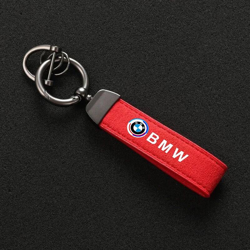 Portachiavi in Pelle 2025 Emblema Auto Portachiavi Porta Chiavi Per BMW 50° F30 F10 E90 F20 E46 E60 E70 E39 E36 E87 E92 X6 X7 GT G30 G2