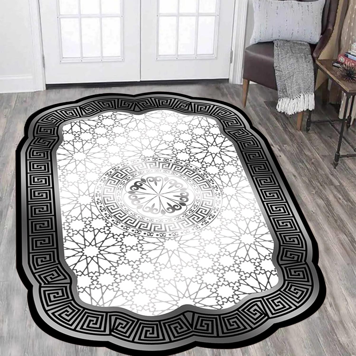 

Eliana Home Washable Printed Carpet LNA0933-FNL166 50x80 серый