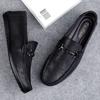 2024 Genuine Leather Men Casual Shoes Luxury Elegantes Mens Loafers Moccasins Breathable Slip on Driving Shoes Plus Size 37-46