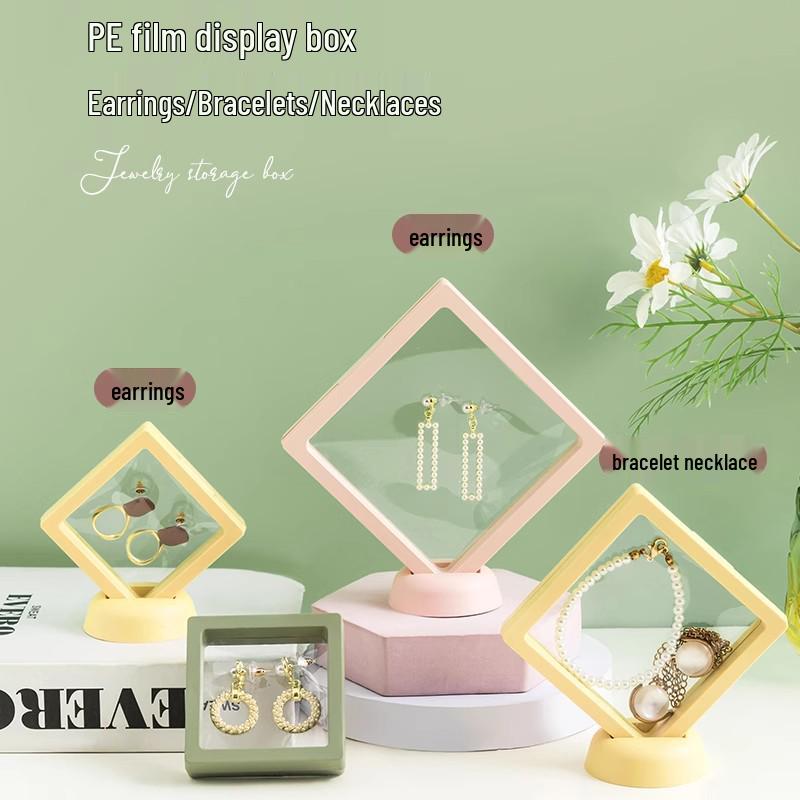 Anti-Oxidation Jewelry Suspension & Storage Display Box for Earrings & Bracelets