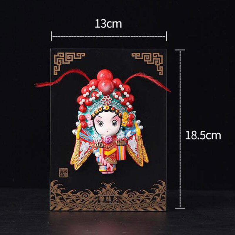 China Traditional Peking Opera Facial Makeup Ornaments Business Gift Souvenirs Home Decor Crafts Wedding Birthday New Year Gift