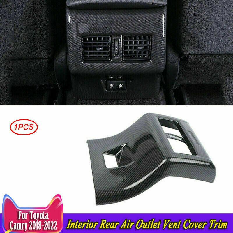 2018 Camry Rear Seat Air Vent Decoration Sticker Rear Vent Outlet*1 Red