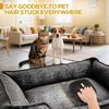 Pet Hair Removal Tool Reusable Static Removal Gloves, Double-Sided Grooming Gloves for Pets, Removes Pet Fur Hair for Carpets