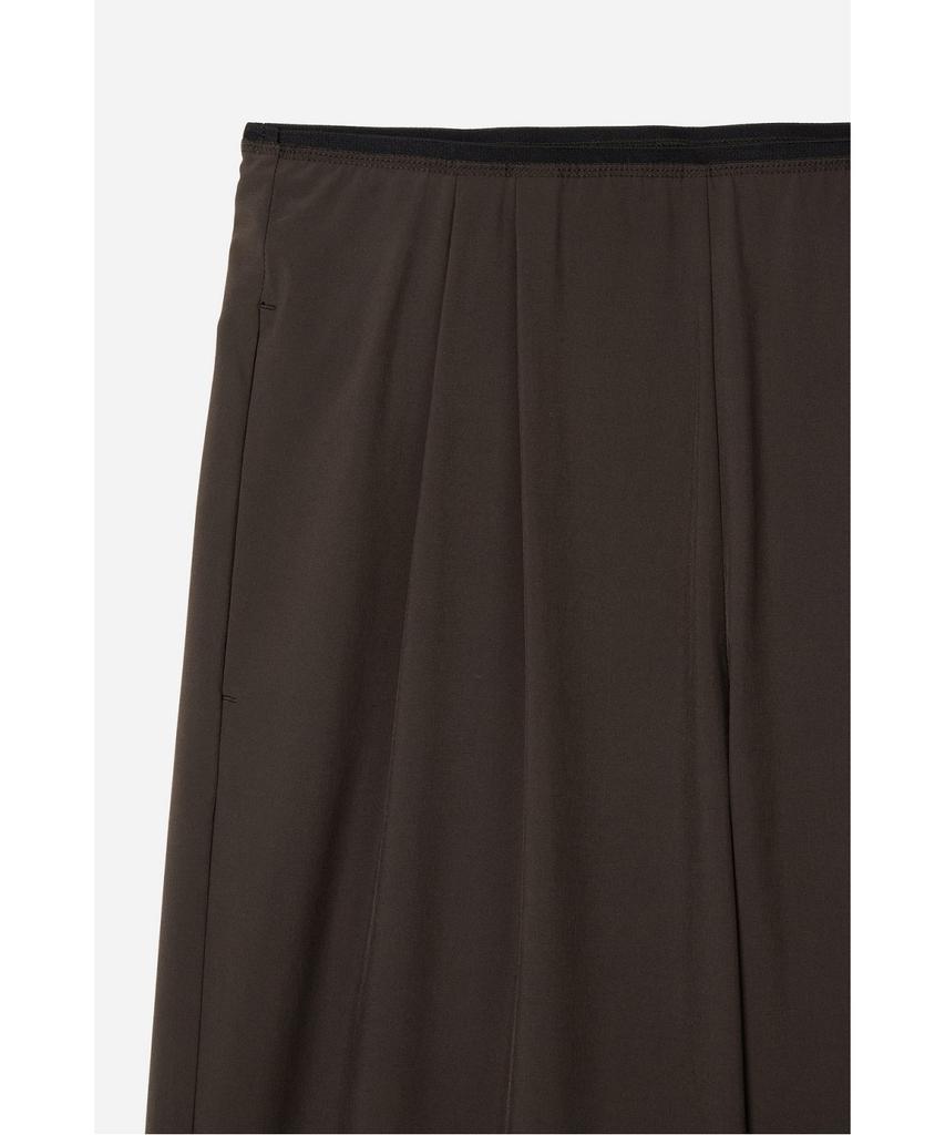 Jaa [Jaah] Elastic Waist Pants Dark Brown