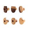 4pcs Multipurpose Florals Cabinet Knobs Sturdy Wood Handles Convenient for Childrens Room Dressers and Chests Use
