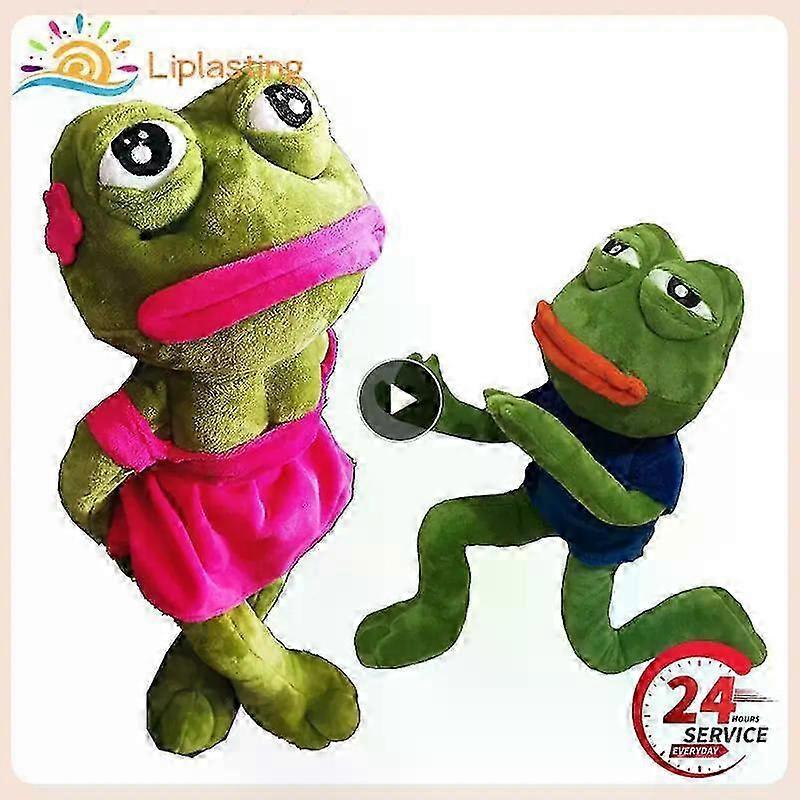 45cm Sad Frog Plush Toy Soft Stuffed Pillow Expression Pepe The Sad Frog Animal Plush Doll Birthday GIfts For Kids 2025