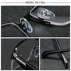 Single Light Reading Glasses Men's Half Frame Business Glasses Fashion Decorative Glasses