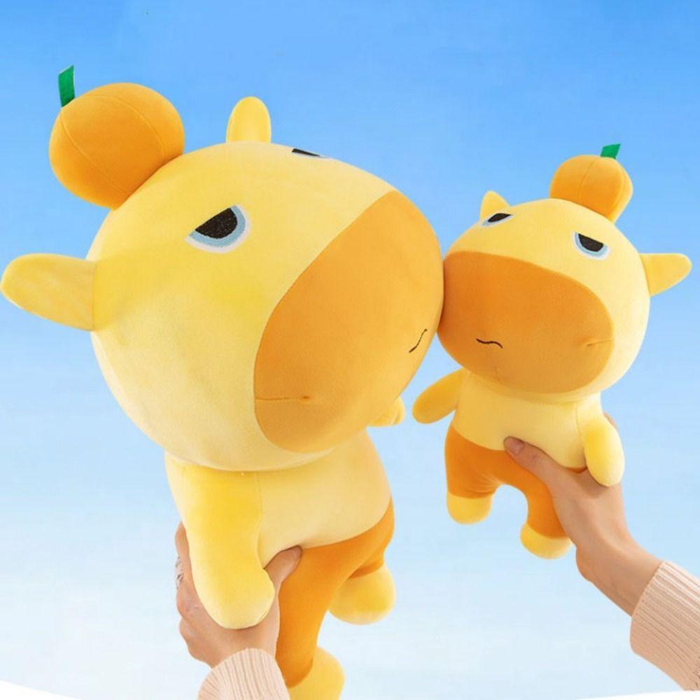 Persimmon Water Dolphin Doll Capybara Stuffed Dolphin Doll Fluffy Dolphin Doll Plush Toy Kids Toy