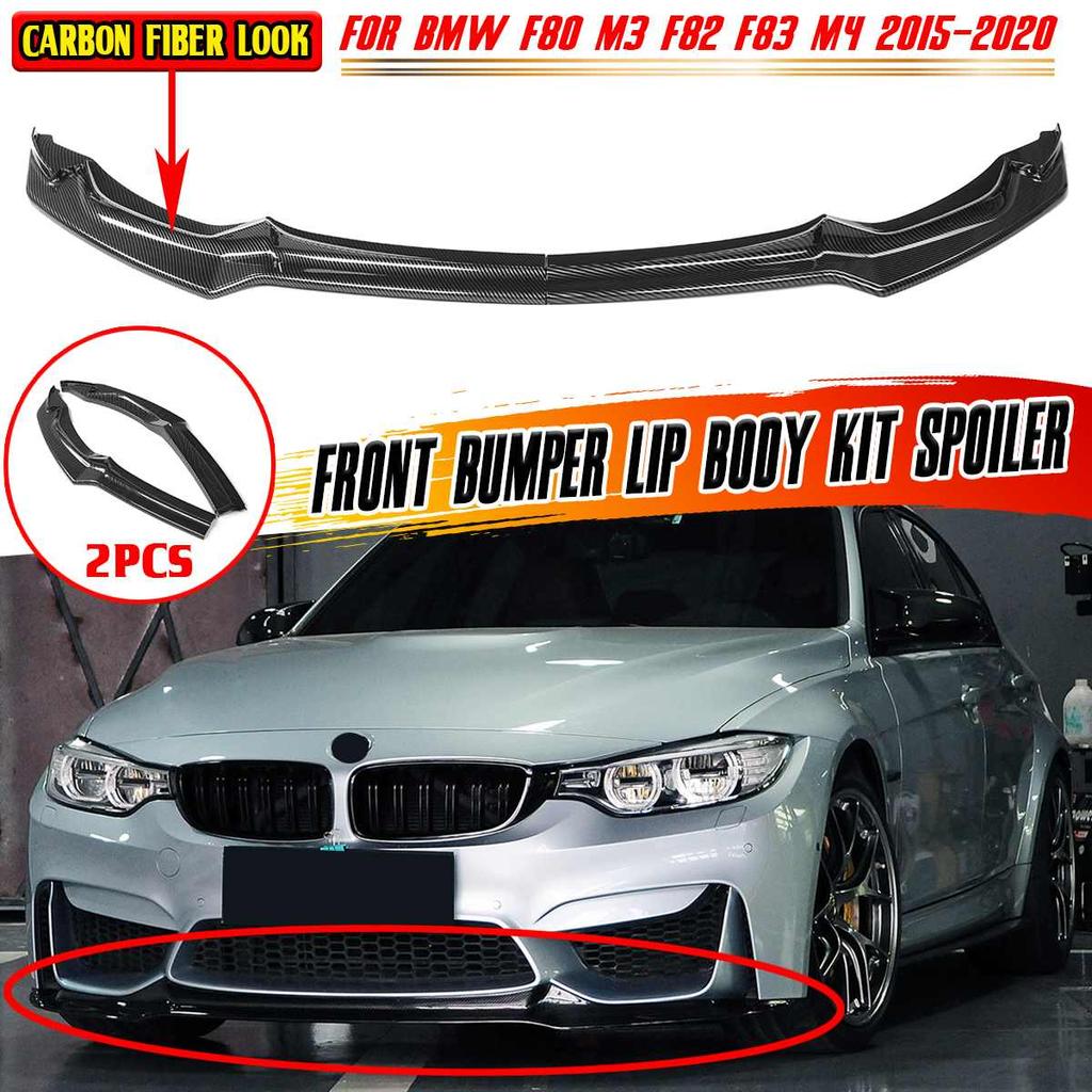 F80 Auto Front Stoßstange Lip Body Kit Spoiler für BMW F80 M3 F82 F83 M4 2015-2020 CS Stil Kinn Stoßstange Splitter Lip Diffusor Schutz