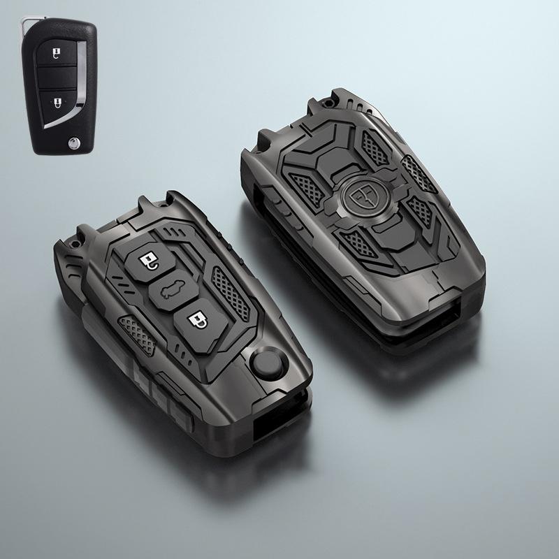 

Zinc Alloy 2 3 4 Buttons Car Key Case Cover For Toyota Hilux Corolla Avensis Prado Fortuner RAV4 CHR Accessories