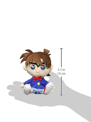 Sanei Boeki Detective Conan Fluffy Friends Edogawa Conan (S) W8 X D7 X H15cm Plush Toy