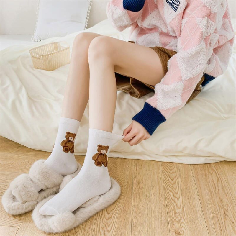 Elna Socks Teddy Bear Medium Socks 5-piece set