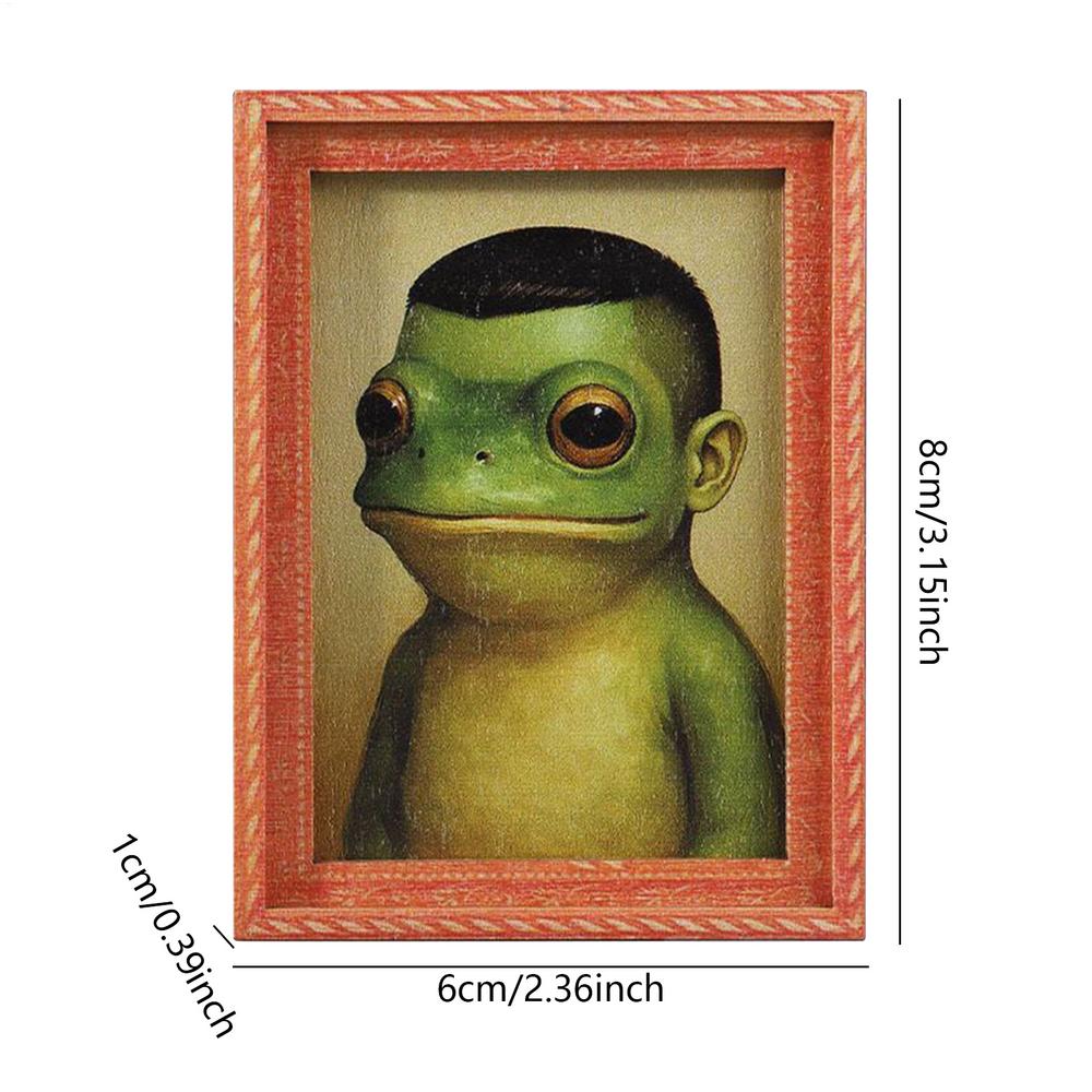 

Funny Frog Fridge Magnets Photo Frame Memo Holder Decorative Refrigerator Magnets For Home Kitchen Office Whiteboard Locker