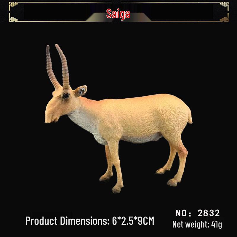 Cross-border Children's Wild Animal Simulation Toy: Addax & Gazelle Models