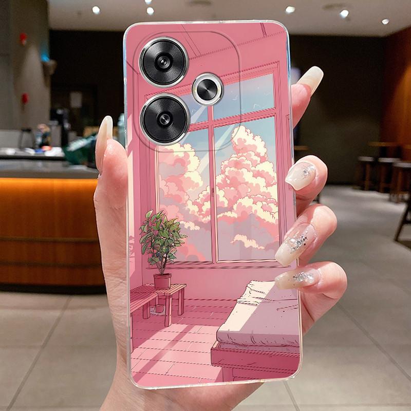 Hülle Für Redmi Turbo 3 / Poco F6 Handyhülle Luxus Drache Niedlich Cool Jungen Mädchen Weiches Silikon Rückabdeckung Transparente TPU Hülle