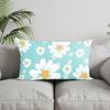 Home Decor Sunflowers & Bees Pillow Cover Suitable For Sofa Bedroom Car Pillow Cover Cushion Rectangular Back Cushion