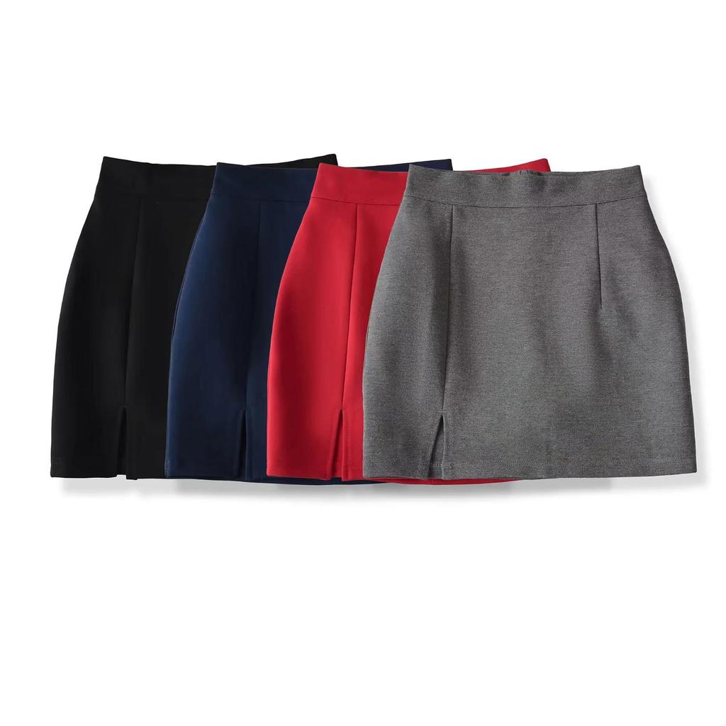 Women's High Waist Sexy Slimming Bodycon Slit Skirt