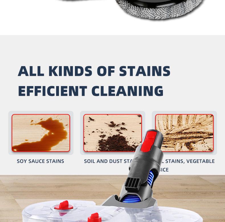 Kompatybilny zestaw akcesoriów do odkurzacza Dyson: V7/V8/V10/V15 Szczotka, Mop, Zbiornik na wodę