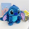 2025 Cute Cartoon Stitch Fluffy Doll Crossbody Backpack for Girls
