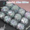 1Box Nail Art Super Glitter Sequins Holographic Northern Nail Art Sequins Lights Laser Flakes Sticker DIY Accessories Manicure