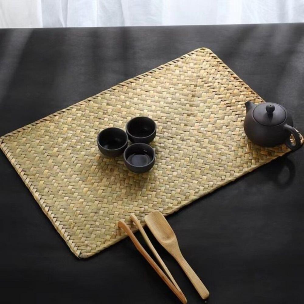 

Accessories Seagrass Woven Placemats Easy To Clean Braided Heat Resistant Table Mat