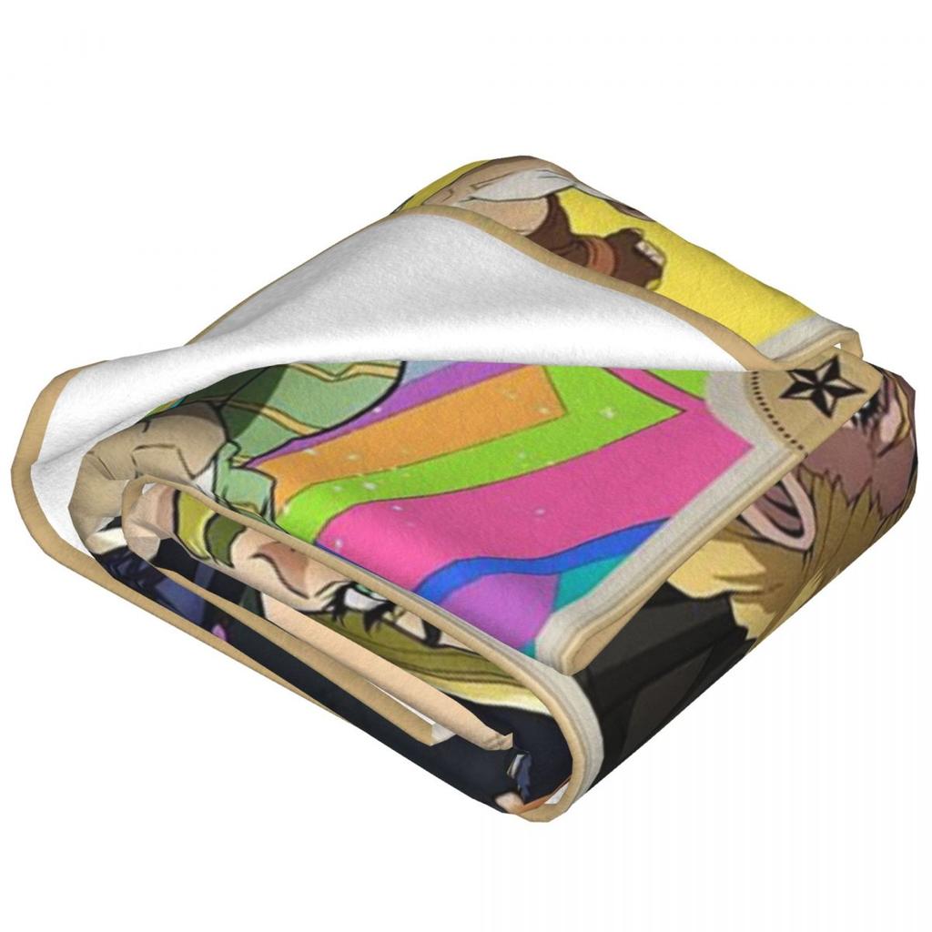 Anime JOJO HD ART Blankets Soft Warm Flannel Throw Blanket Cover for Bed Living room Picnic Travel Home Sofa