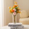 1Pc Flower Vase Acrylic Hydroponic Home Decor Clear Flower Pot Desktop Decorative Vase For Wedding