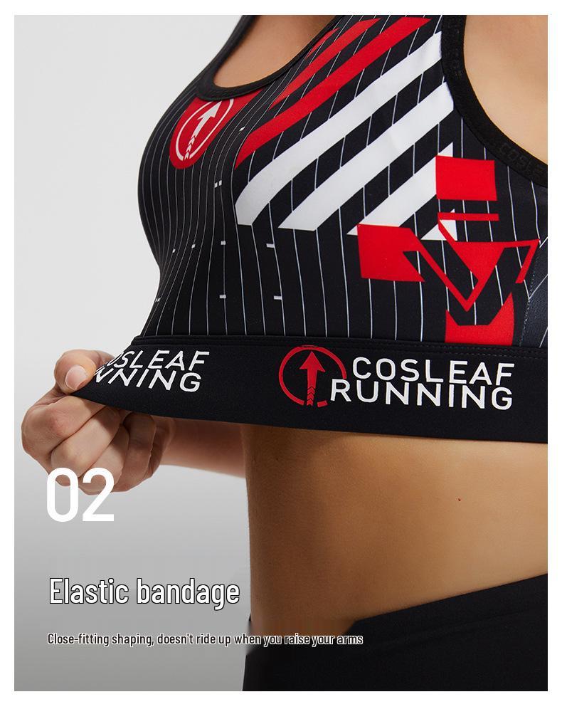 Women's High Impact Shockproof Sports Bra for Running and Fitness