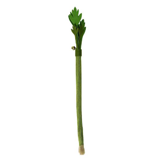 Simulated Vegetable Cat Teething Toy with Bell Carrot Scallion Celery Silvervine Chew Stick Dental Health Teeth Cleaning Interactive Boredom Toy