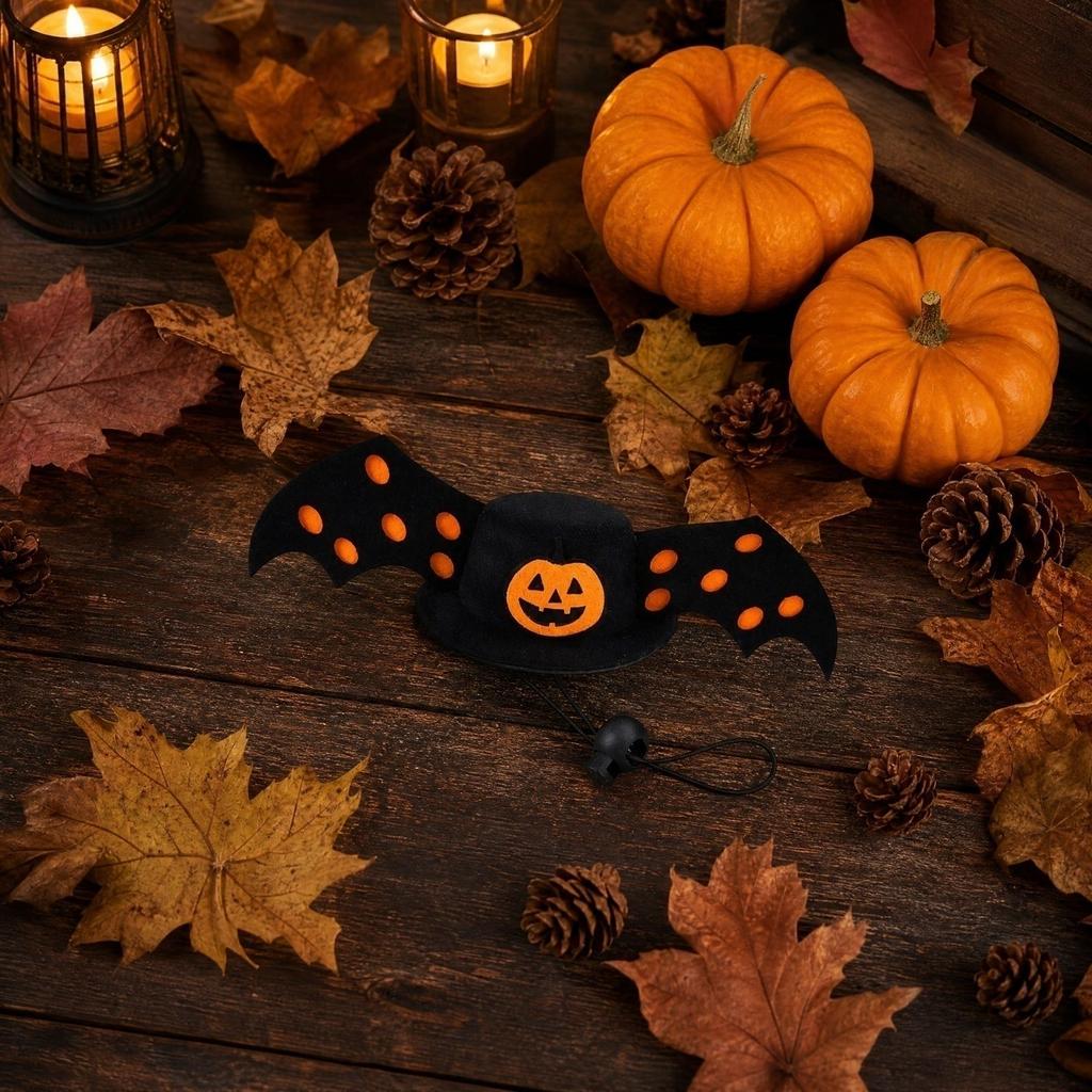 Pet Halloween Hat and Headband Set for Cats and Dogs