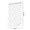 Wallpaper Colorful Pattern and Stars for Living Room and Bedroom 50x1000