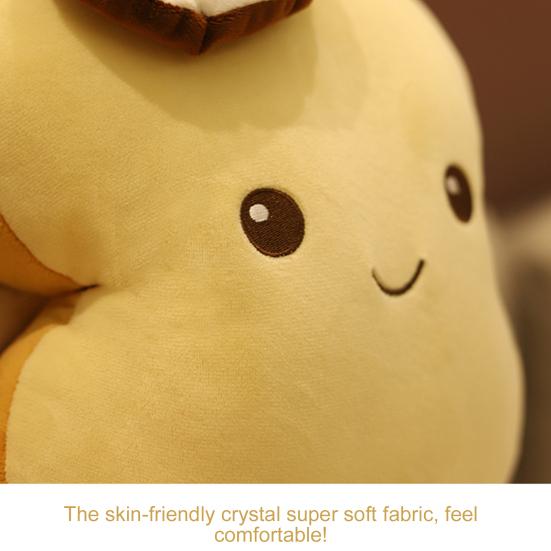 Multifunctional Plush Pillow High Simulated Lovely Toast Bread Cute Cushion for Girl